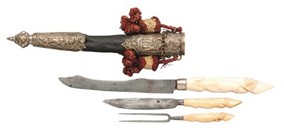 Lot 187 - A COMPOSITE GERMAN HUNTING TROUSSE