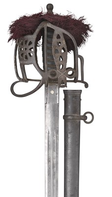 Lot 232 - A VICTORIAN SCOTTISH BASKET-HILTED BROADSWORD