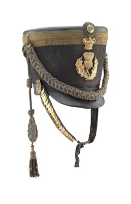 Lot 242 - A FINE AND RARE OFFICER'S 'REGENCY' PATTERN SHAKO