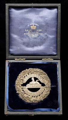 Lot 257 - **A SILVER PLAID BROOCH TO MAJOR DOUGLAS