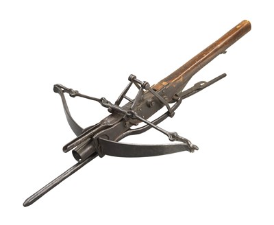 Lot 292 - A RARE MILITARY CROSSBOW FOR SHOOTING INCENDIARIES