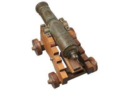 Lot 303 - A FINE BRONZE PORTUGUESE 'MOUNTAIN GUN' FROM THE BATTLE OF NIVELLE