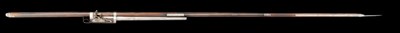 Lot 308 - A VERY RARE EXPERIMENTAL MILITARY COMBINED PIKE AND .750 CALIBRE FLINTLOCK CARBINE