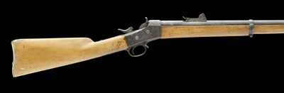 Lot 312 - A .500 CALIBRE REMINGTON ROLLING BLOCK RIFLE MADE UNDER SWEDISH CONTRACT