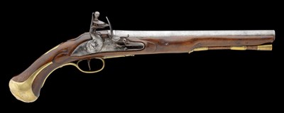 Lot 323 - A .59 CALIBRE HEAVY DRAGOON PATTERN FLINTLOCK PISTOL