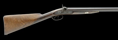 Lot 336 - A D.B. 14 BORE PERCUSSION SPORTING GUN BY J. LYELL