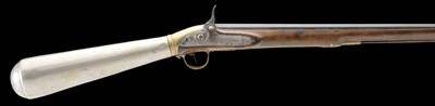 Lot 340 - A VIENNESE BUTT- RESERVOIR AIRGUN BY J. BADER IN WIEN