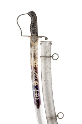 Lot 95 - A 1796 PATTERN LIGHT CAVALRY OFFICER'S SWORD