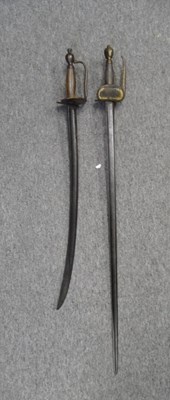 Lot 97 - TWO 1796 PATTERN INFANTRY OFFICER'S SWORDS