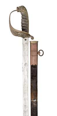 Lot 115 - AN 1827 PATTERN NAVAL OFFICER'S SWORD