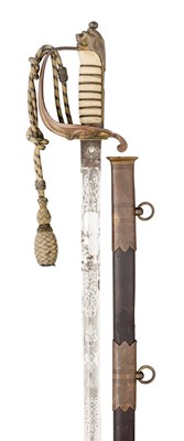Lot 117 - A ROYAL NAVAL RESERVE SWORD BY J. GAUNT & SON LATE THURKLE