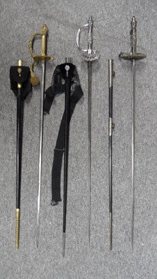 Lot 123 - THREE COURT SWORDS