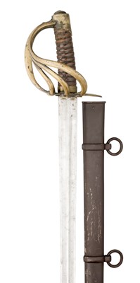 Lot 131 - A FRENCH MODEL AN XI HEAVY CAVALRY SWORD
