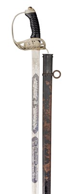 Lot 133 - A PRUSSIAN MODEL 1889 OFFICER'S SWORD FOR AN OFFICER OF THE KÃ–NIGIN WILHELMINA DER NIEDERLANDE (HANN