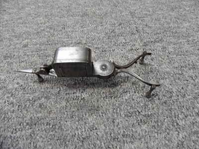 Lot 149 - A STEEL PATENT LEVER SNUFFER BY JOSEPH RODGERS & SON