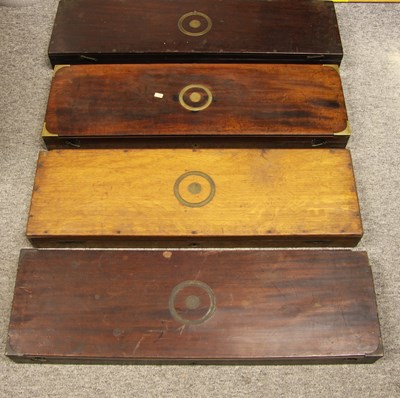 Lot 157 - AN OAK CASE FOR A DOUBLE RIFLE OR GUN BY SAMUEL & CHARLES SMITH