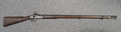 Lot 174 - A .600 CALIBRE PERCUSSION 1853 PATTERN THIRD MODEL SMOOTH-BORED THREE BAND MUSKET BY L.A. & CO