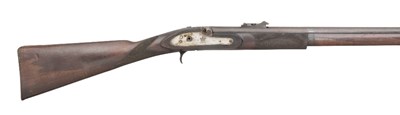 Lot 181 - A .577 CALIBRE PERCUSSION THREE BAND TARGET RIFLE BY COVE