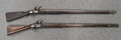 Lot 195 - TWO .750 CALIBRE FLINTLOCK MUSKETS