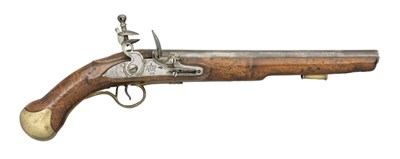 Lot 198 - A .56 CALIBRE 1756/77 PATTERN SEA SERVICE FLINTLOCK PISTOL