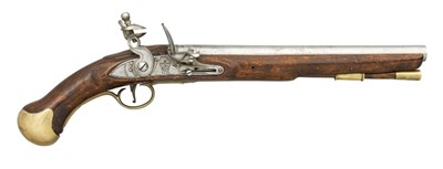Lot 200 - A .56 CALIBRE 1756/77 PATTERN SEA SERVICE FLINTLOCK PISTOL