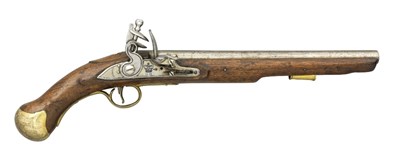 Lot 201 - A .56 CALIBRE 1756/77 PATTERN SEA SERVICE FLINTLOCK PISTOL