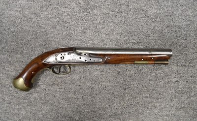 Lot 202 - A .650 CALIBRE LIGHT DRAGOON FLINTLOCK PISTOL