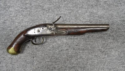 Lot 207 - A .650 CALIBRE LIGHT DRAGOON FLINTLOCK PISTOL