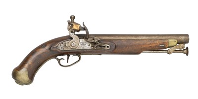 Lot 212 - A .600 CALIBRE NEW LAND PATTERN FLINTLOCK PISTOL