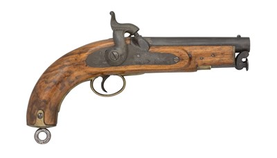 Lot 217 - A .577 CALIBRE SEA SERVICE PERCUSSION BELT PISTOL