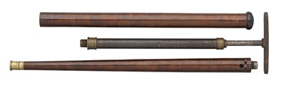 Lot 228 - A CASED .32 CALIBRE AIR CANE