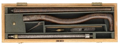 Lot 229 - A CASED .32 CALIBRE AIR CANE BY G. E. LEWIS