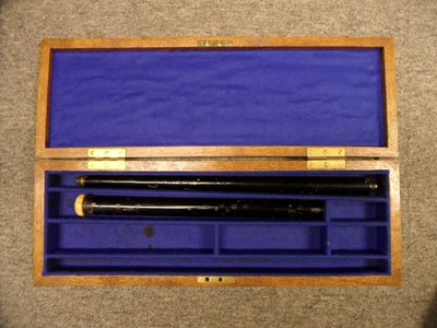 Lot 230 - ËœA CASED .42 CALIBRE AIR CANE