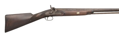 Lot 239 - A 6 BORE PERCUSSION WILDFOWLING GUN