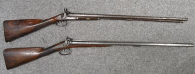 Lot 249 - A D.B. 13 BORE PERCUSSION SPORTING GUN BY BOURNE