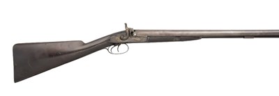 Lot 254 - A D.B. 12 BORE PERCUSSION SPORTING GUN BY VENABLES