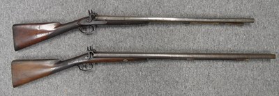 Lot 255 - A D.B. 11 BORE PERCUSSION SPORTING GUN BY W. ROBERTS