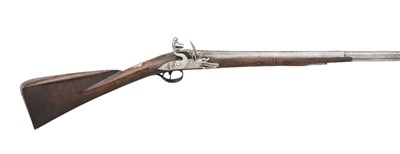 Lot 266 - A 16 BORE SILVER-MOUNTED FLINTLOCK FOWLING-PIECE BY WILLIAM HENSHAW