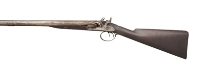 Lot 272 - A D.B. 12 BORE FLINTLOCK SPORTING GUN BY WILLIAM SMITH