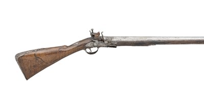 Lot 274 - A 20 BORE ITALIAN FLINTLOCK SPORTING GUN