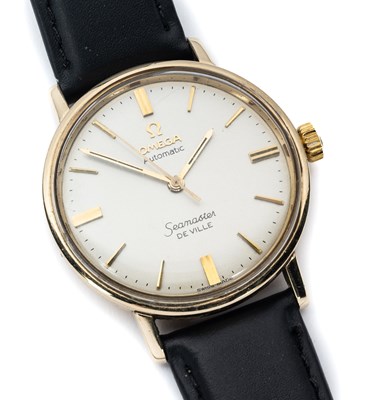 Lot 270 - OMEGA, SEAMASTER DE VILLE: GENTLEMAN'S GOLD WRISTWATCH, SWISS, CIRCA 1968