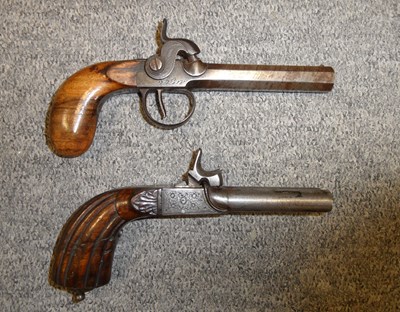 Lot 339 - A 60 BORE D.B. CONTINENTAL PERCUSSION PISTOL