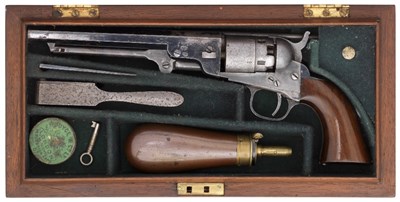 Lot 364 - A .36 CALIBRE COLT MODEL 1865 NEW MODEL POCKET REVOLVER