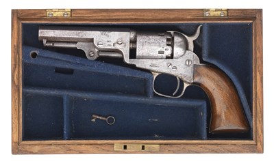 Lot 368 - A CASED .31 CALIBRE COLT LONDIN MODEL 1849 POCKET REVOLVER
