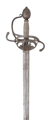 Lot 428 - AN ENGLISH RAPIER