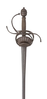 Lot 430 - A NORTH EUROPEAN PAPPENHEIM RAPIER