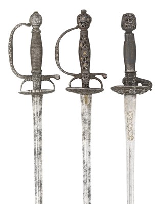 Lot 465 - A DUTCH SMALL-SWORD