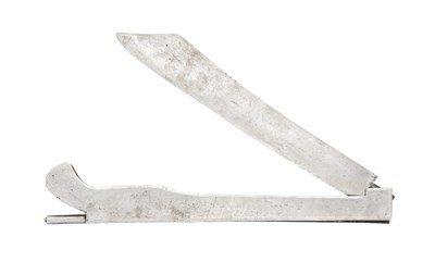 Lot 478 - A VERY LARGE GERMAN FOLDING KNIFE