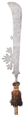 Lot 496 - A FINE AND RARE VENETIAN PARADE GLAIVE