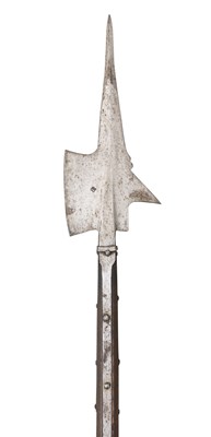 Lot 501 - A SWISS HALBERD